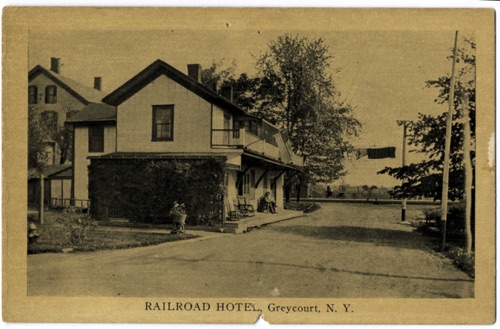 Railroad Hotel, Greycourt. Circa 1920. chs-014106